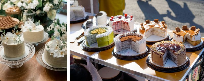 assortiment de gateaux