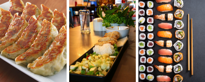 bouchées asiatiques