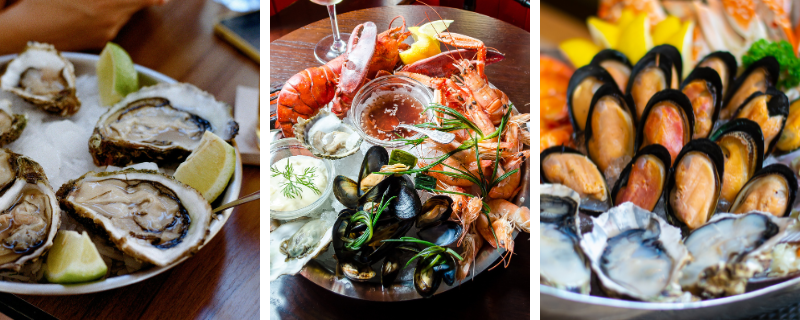 huîtres et fruits de mer