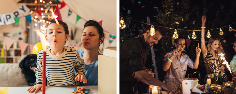 Illustration de l'article : Comment choisir entre anniversaire à domicile ou en extérieur ?