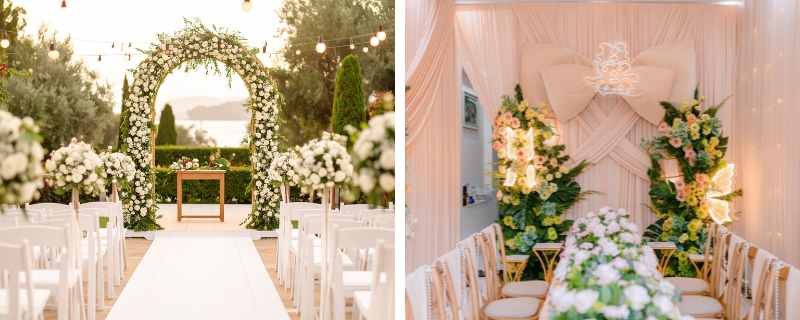 Illustration de l'article : Mariage en extérieur ou en intérieur : avantages et inconvénients