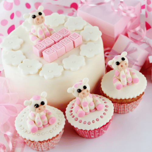 Illustration de l'article : Combien coûte un gâteau de baby shower ?